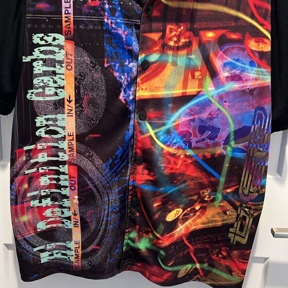 Vintage Woodendog Hi Definition Grab Short Sleeve Button Down Shirt. Size Medium - Picture 2 of 8